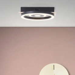 Outlet Brilliant Maureen 22cm plafond Svart