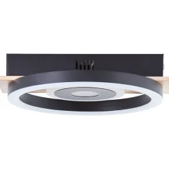Outlet Brilliant Maureen 22cm plafond Svart