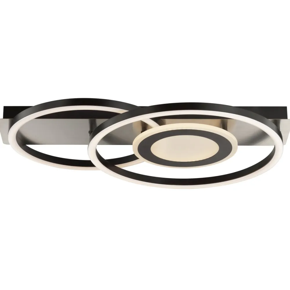 Outlet Brilliant Maureen 55cm plafond Svart