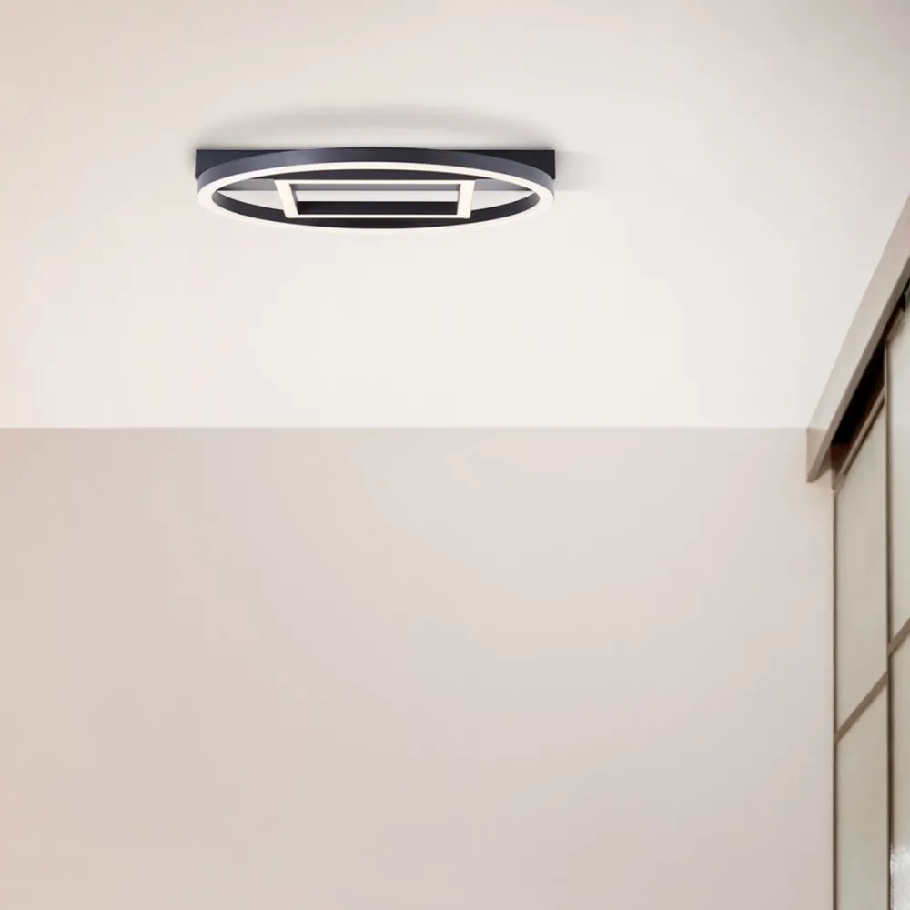 Brilliant Maureen 37cm plafond Svart