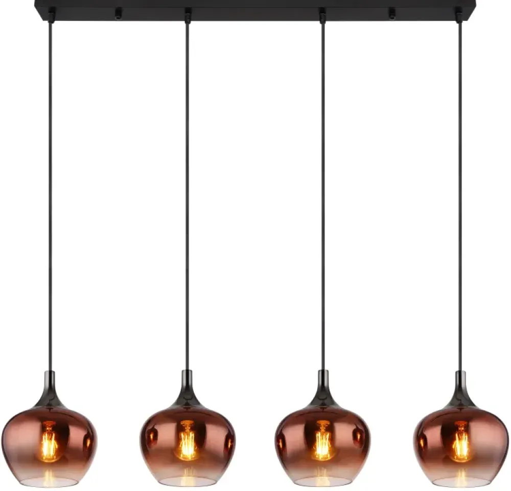 Discount Globo Lighting Maxy 100cm taklampa Koppar