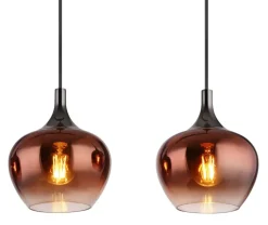Discount Globo Lighting Maxy 100cm taklampa Koppar