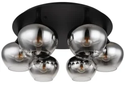 Outlet Globo Lighting Maxy Ø65 plafond Rökfärgad