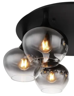 Outlet Globo Lighting Maxy Ø65 plafond Rökfärgad