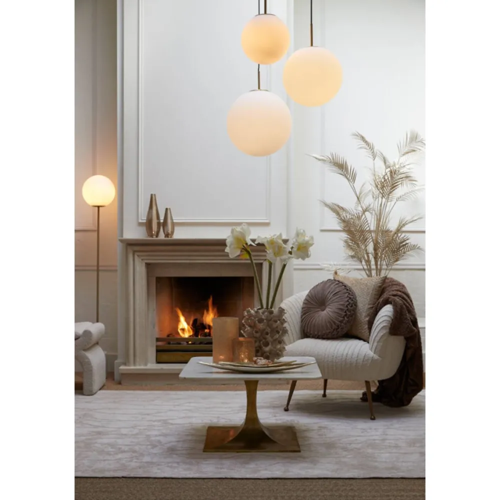 Clearance Light & Living Medina golvlampa Antikmässing