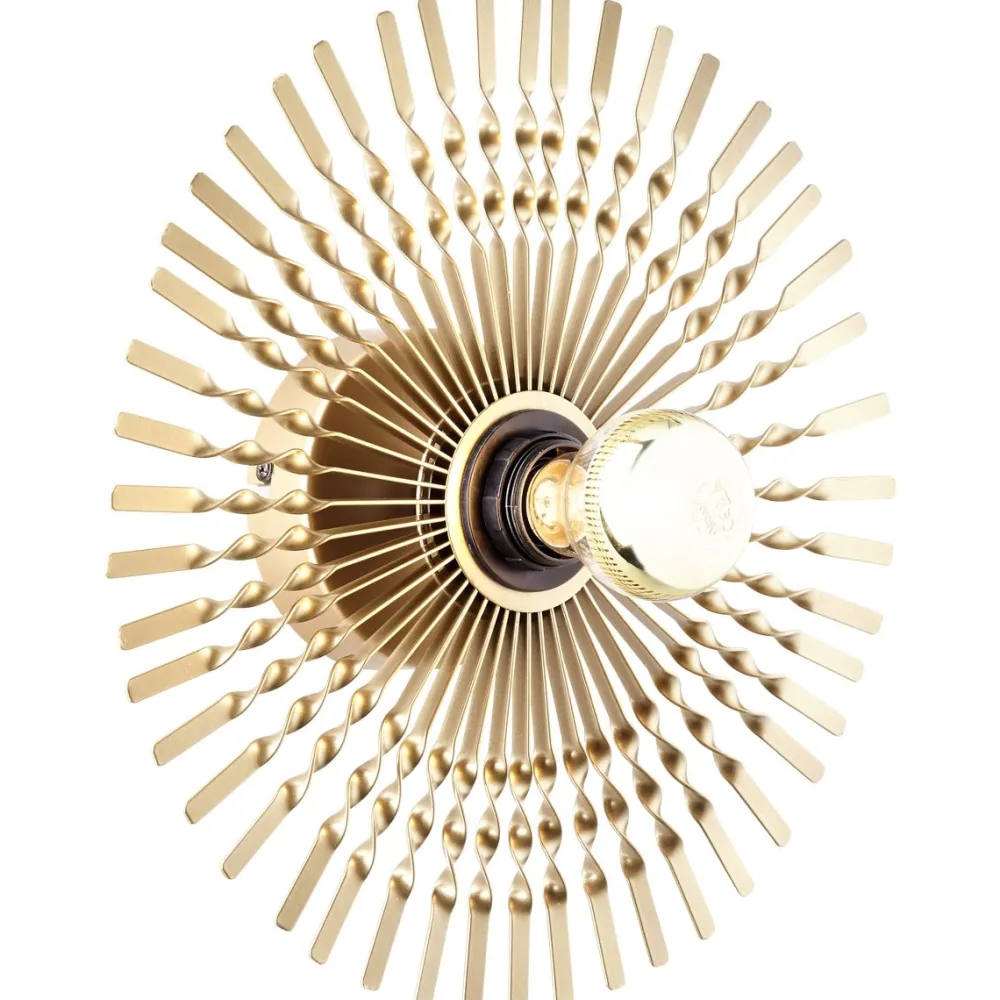Discount Brilliant Mendoza Ø33 vägglampa Guld