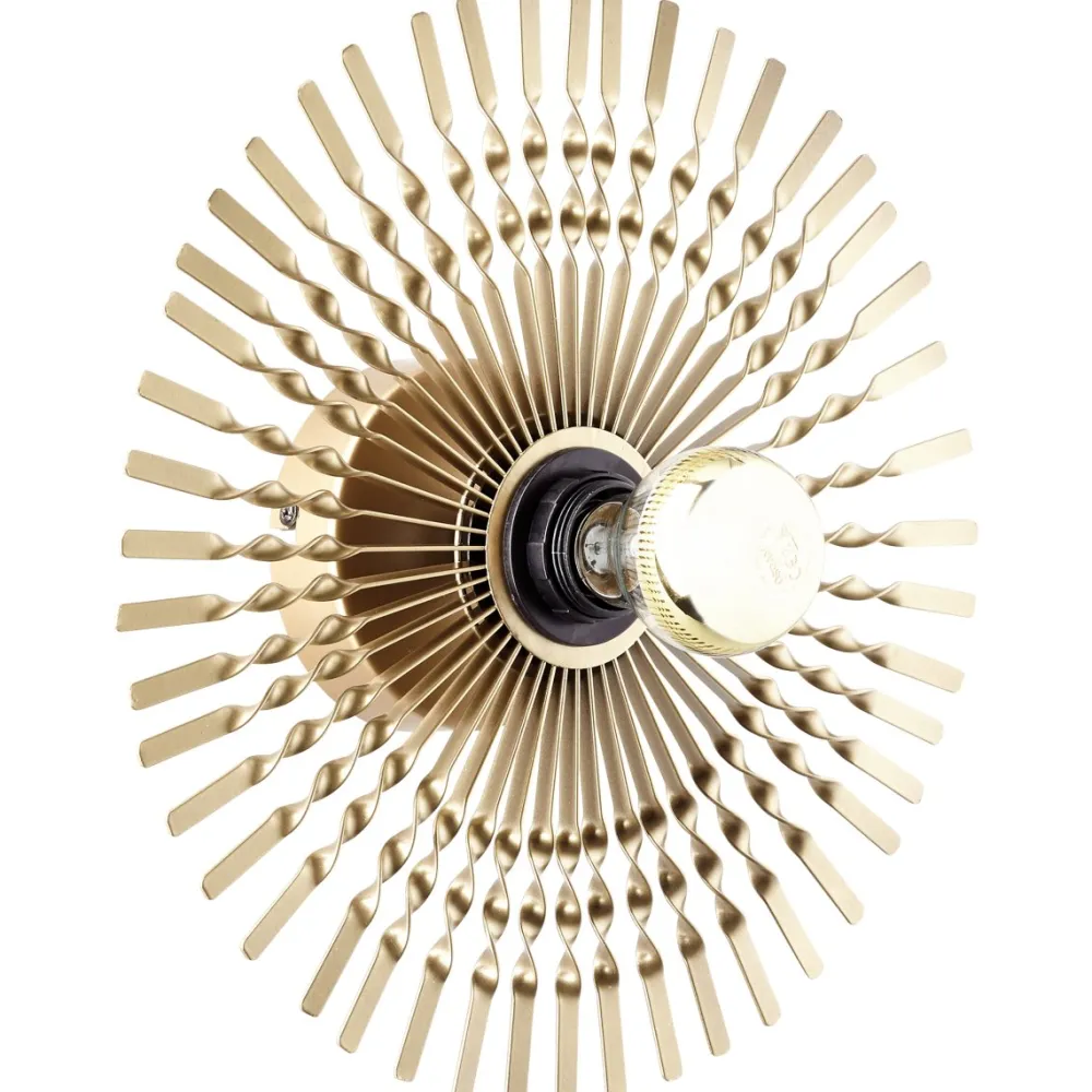 Discount Brilliant Mendoza Ø33 vägglampa Guld