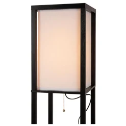 Clearance Lucide Menno golvlampa Svart