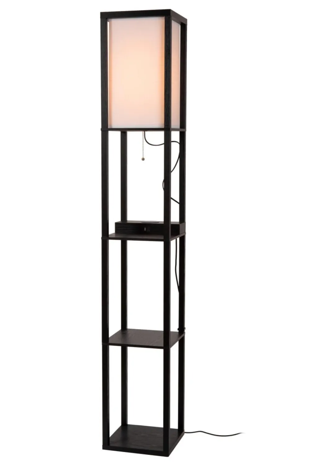 Clearance Lucide Menno golvlampa Svart