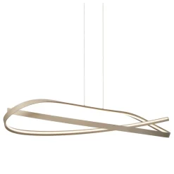 New Lucide Menuet 140cm taklampa Beige