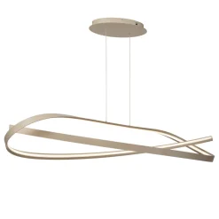 New Lucide Menuet 140cm taklampa Beige
