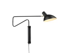 New Halo Design Metropole Deluxe 20cm vägglampa Svart