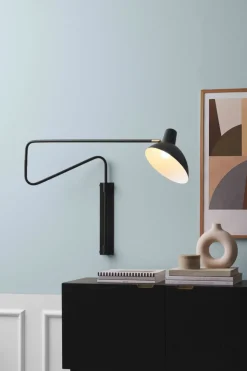Discount Halo Design Metropole Deluxe 23cm vägglampa Svart
