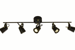 Best Aneta Lighting Metz 5 spotlight Svart