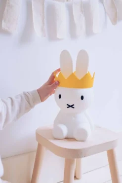 Mr Maria Miffy Crown barnlampa Gul
