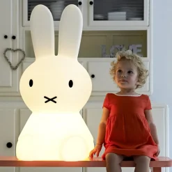 Discount Mr Maria Miffy XL barnlampa Vit