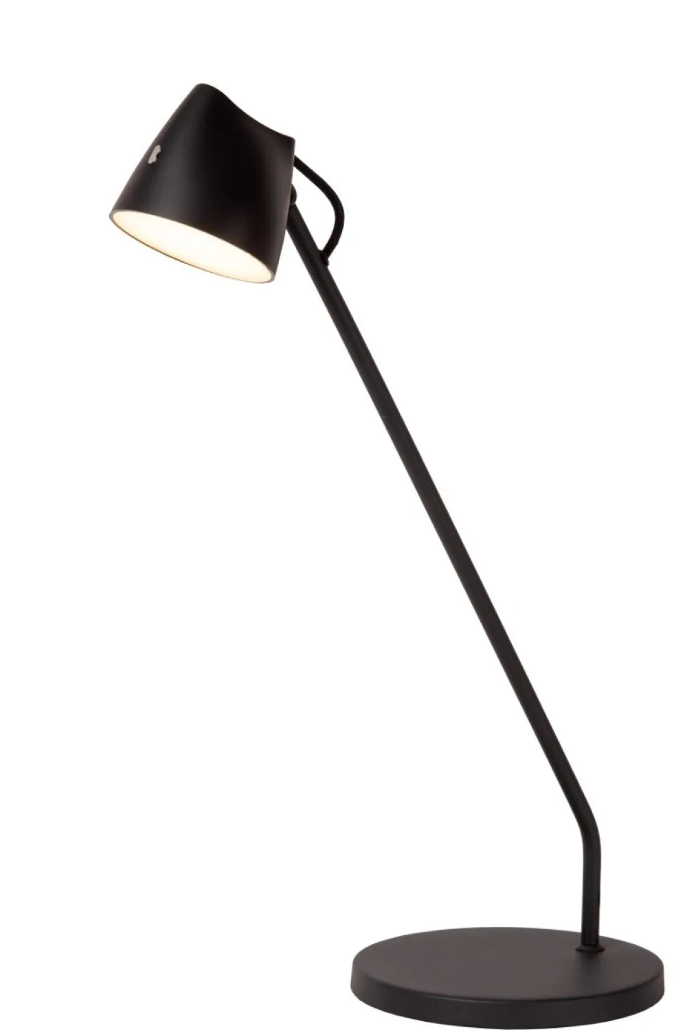 Clearance Lucide Milne 42cm skrivbordslampa Svart