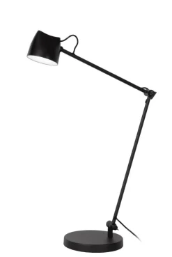 Outlet Lucide Milne 42cm skrivbordslampa Svart