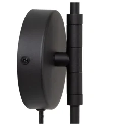 Discount Lucide Milne 54cm vägglampa Svart