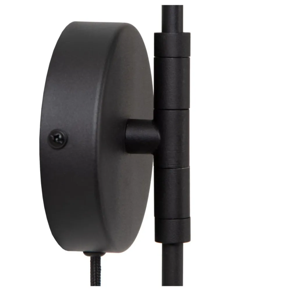 Discount Lucide Milne 54cm vägglampa Svart