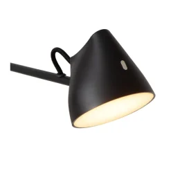 Discount Lucide Milne 54cm vägglampa Svart