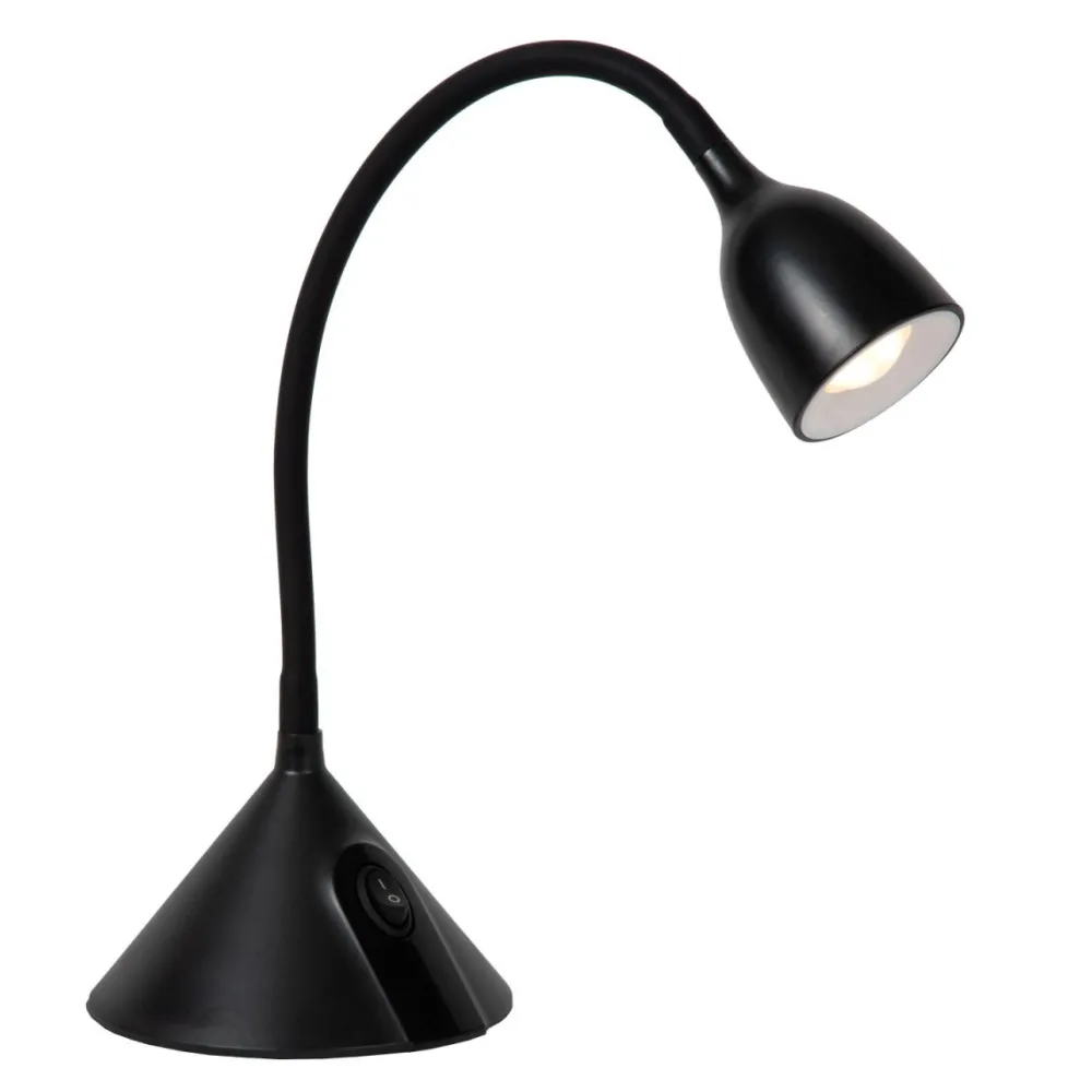 Discount Lucide Milo 50cm skrivbordslampa Svart
