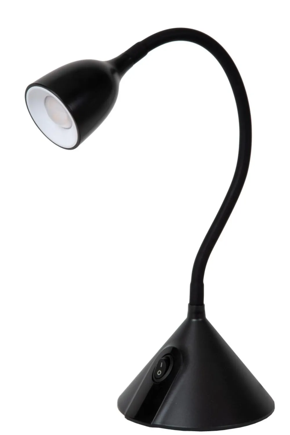 Discount Lucide Milo 50cm skrivbordslampa Svart
