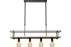 Discount Lucide Milonga 100cm taklampa Svart