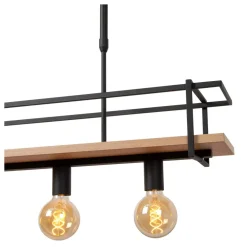 Discount Lucide Milonga 100cm taklampa Svart