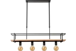 Discount Lucide Milonga 100cm taklampa Svart