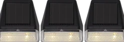 Star Trading Mini 3-p solcellslampa Svart