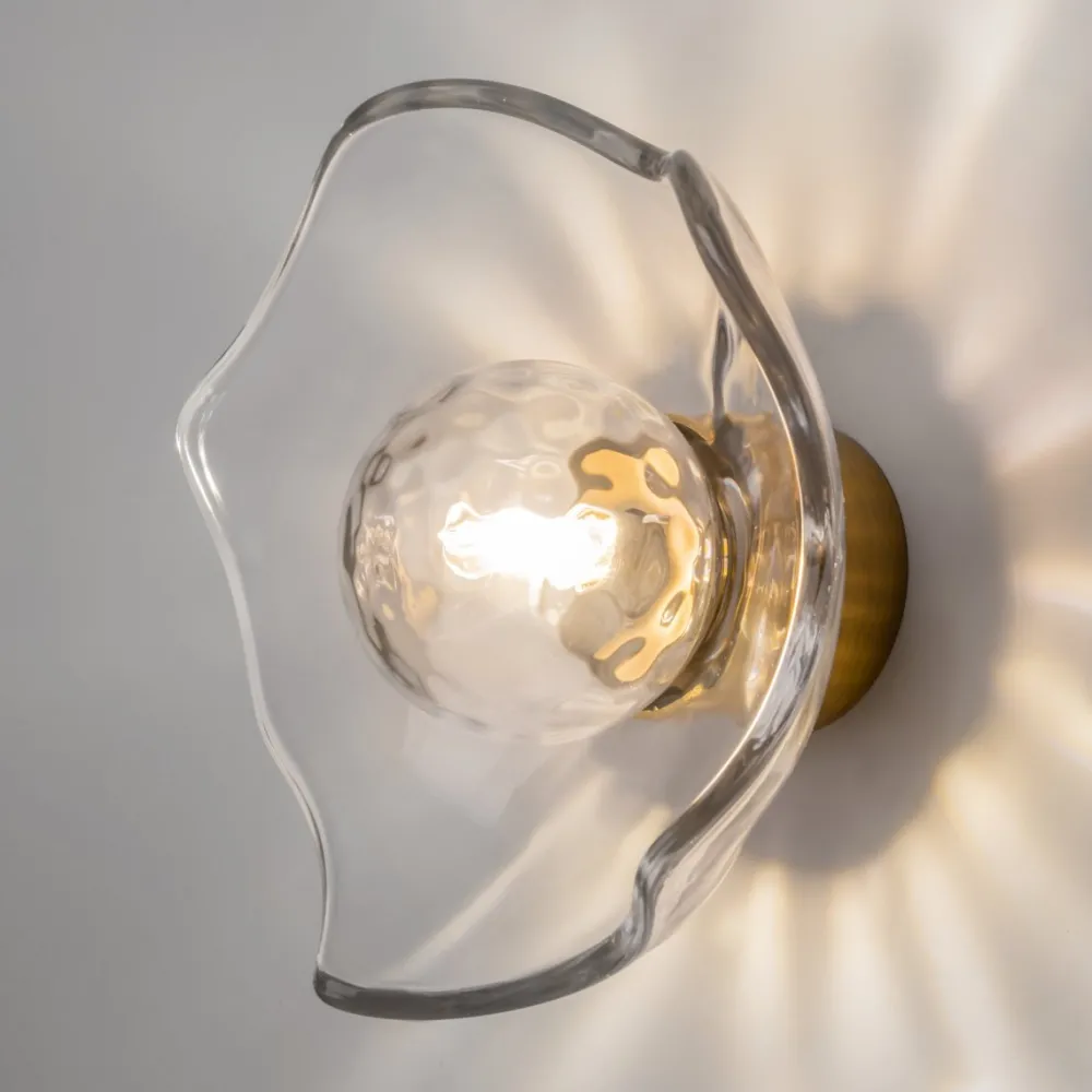 Online Maytoni Miracle 1 vägglampa Mässing