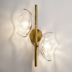 Clearance Maytoni Miracle 2 vägglampa Mässing