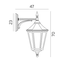 Sale Norlys Modena Big utelampa