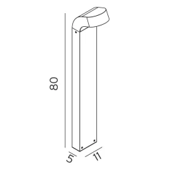 Discount Norlys Molde 80cm pollare