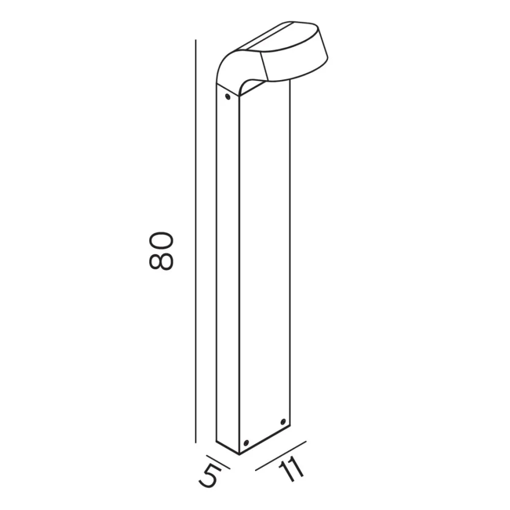 Best Norlys Molde 80cm pollare
