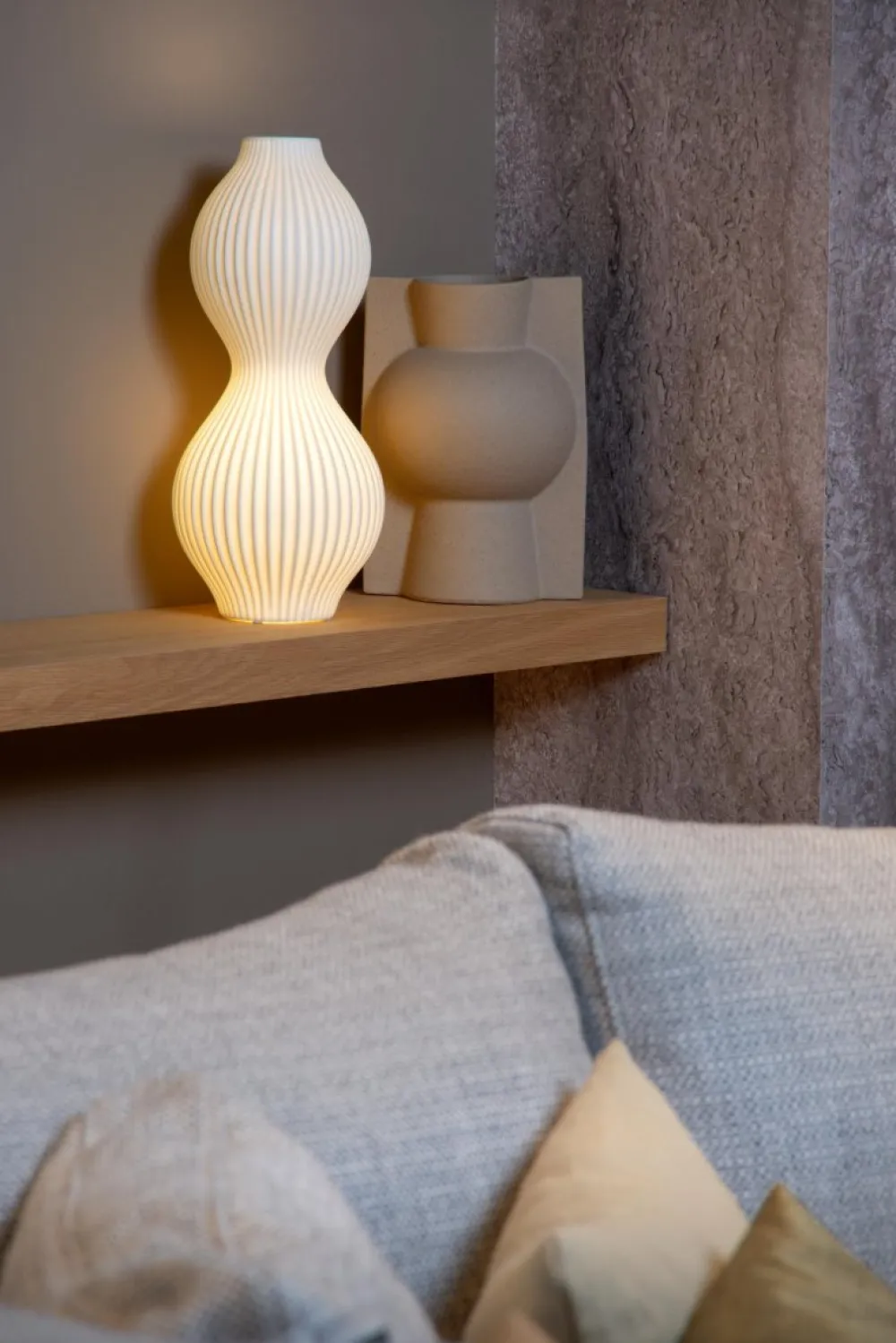Best Lucide Momoro 40cm bordslampa Vit