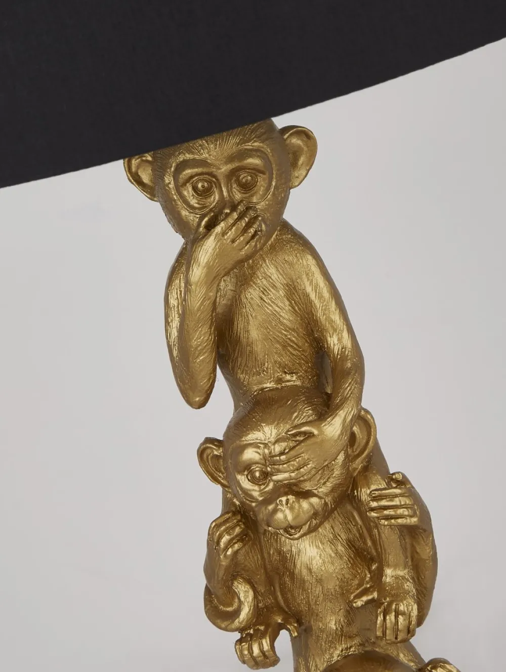 Hot Searchlight Monkey 40cm bordslampa Guld