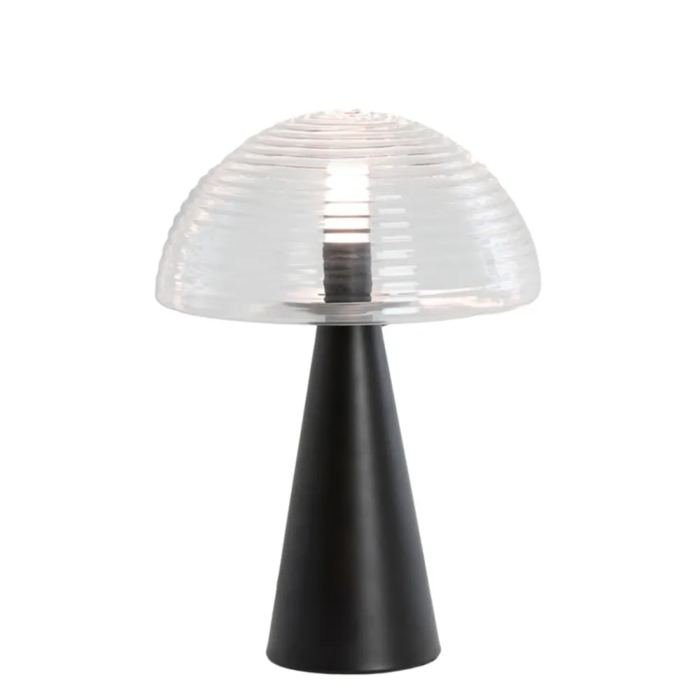 Online Light & Living Mueda 43cm bordslampa Svart
