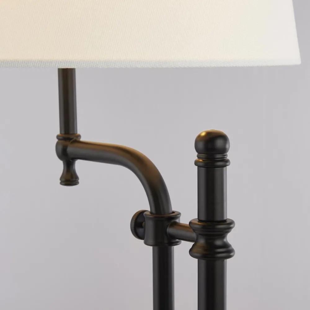 Best Searchlight Munich 77cm bordslampa Svart