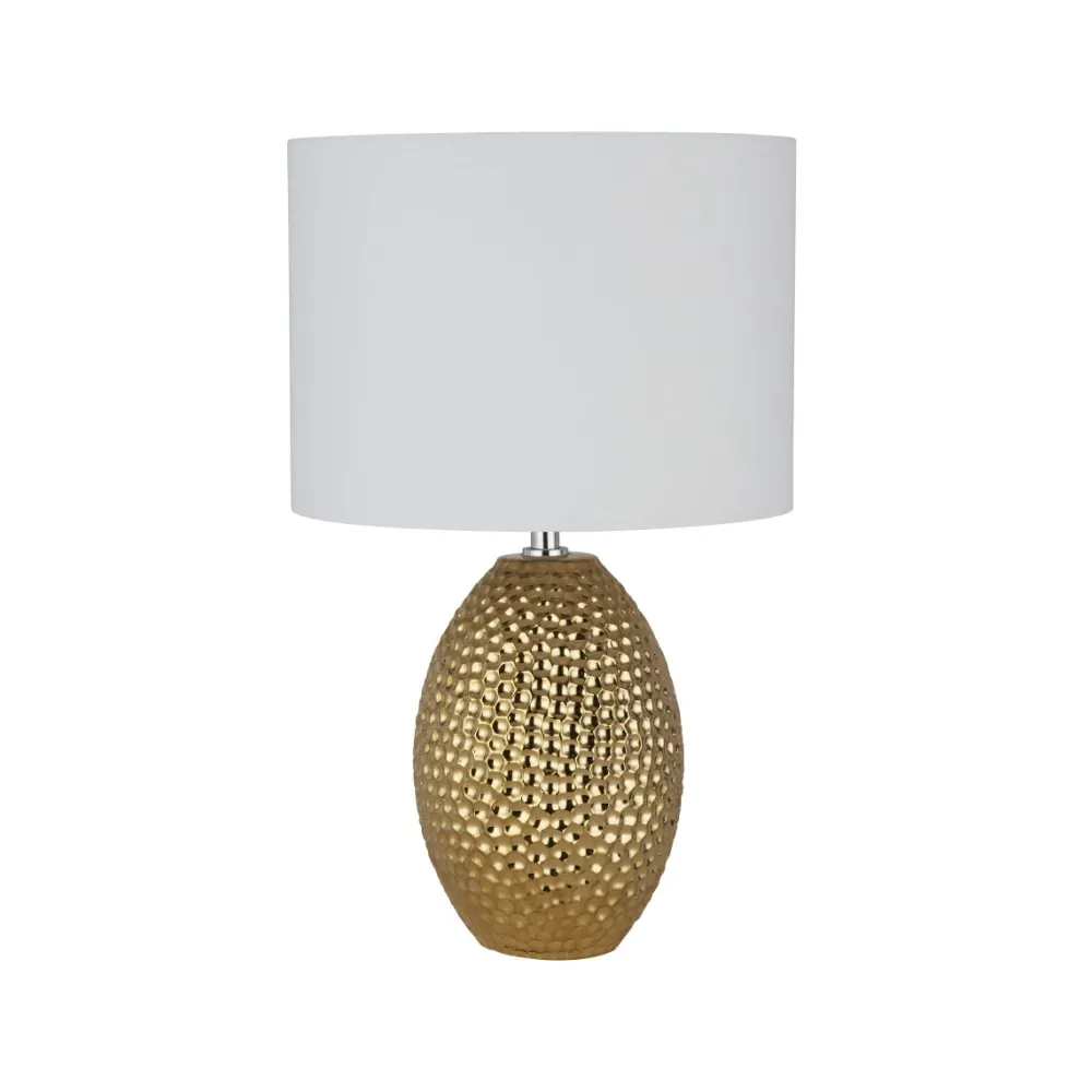 Clearance Searchlight Nadine 30cm bordslampa Guld