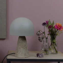 Best Brilliant Nalam 30cm bordslampa Beige