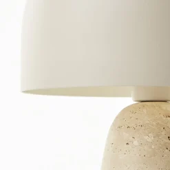 Best Brilliant Nalam 30cm bordslampa Beige
