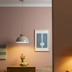 New Brilliant Nalam Ø35 taklampa Beige