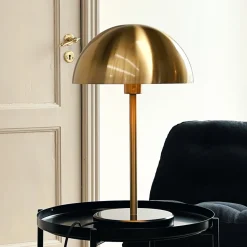 Clearance Dyberg Larsen Nancy 50cm bordslampa Mässing/svart