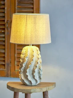 Clearance Bloomingville Natika 64cm bordslampa Beige