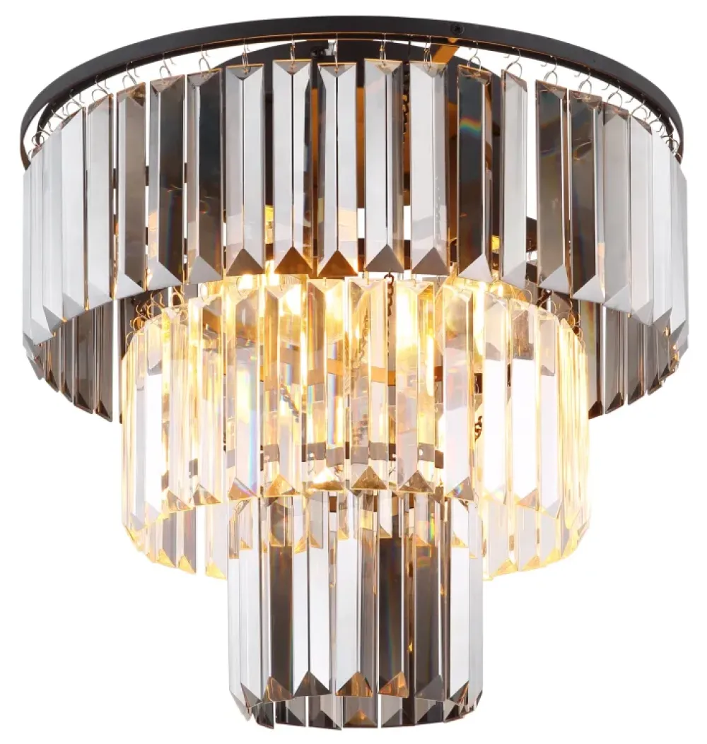 Globo Lighting Naxis Ø40 plafond Rökfärgad