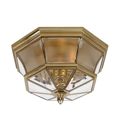 Outlet Elstead Lighting Newbury Polerad mässing