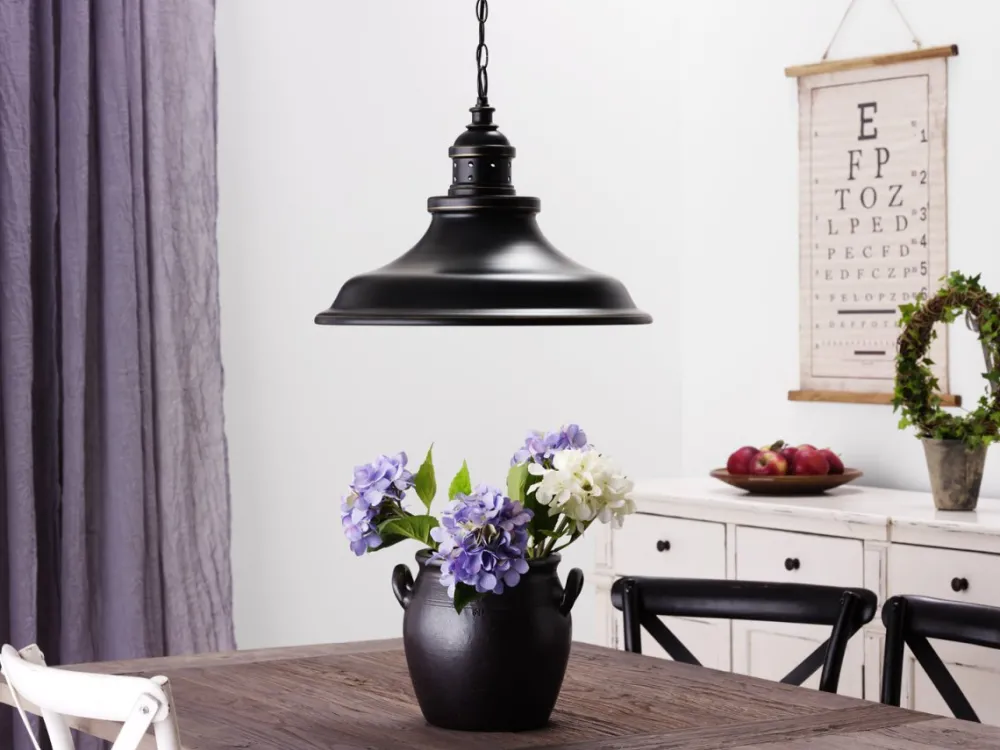 Clearance Cottex New Haven Ø45 taklampa Antiksvart