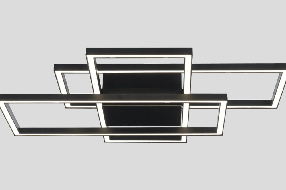 Best Aneta Lighting New York 65cm plafond Svart